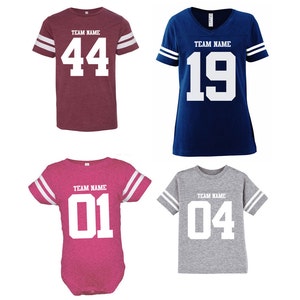 CUSTOM Vintage Football Jersey with Your Team Name and Number image 5