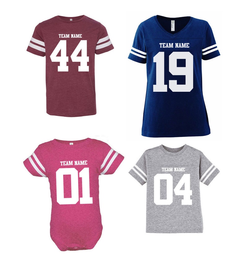 CUSTOM Vintage Football Jersey with Your Team Name and Number image 5