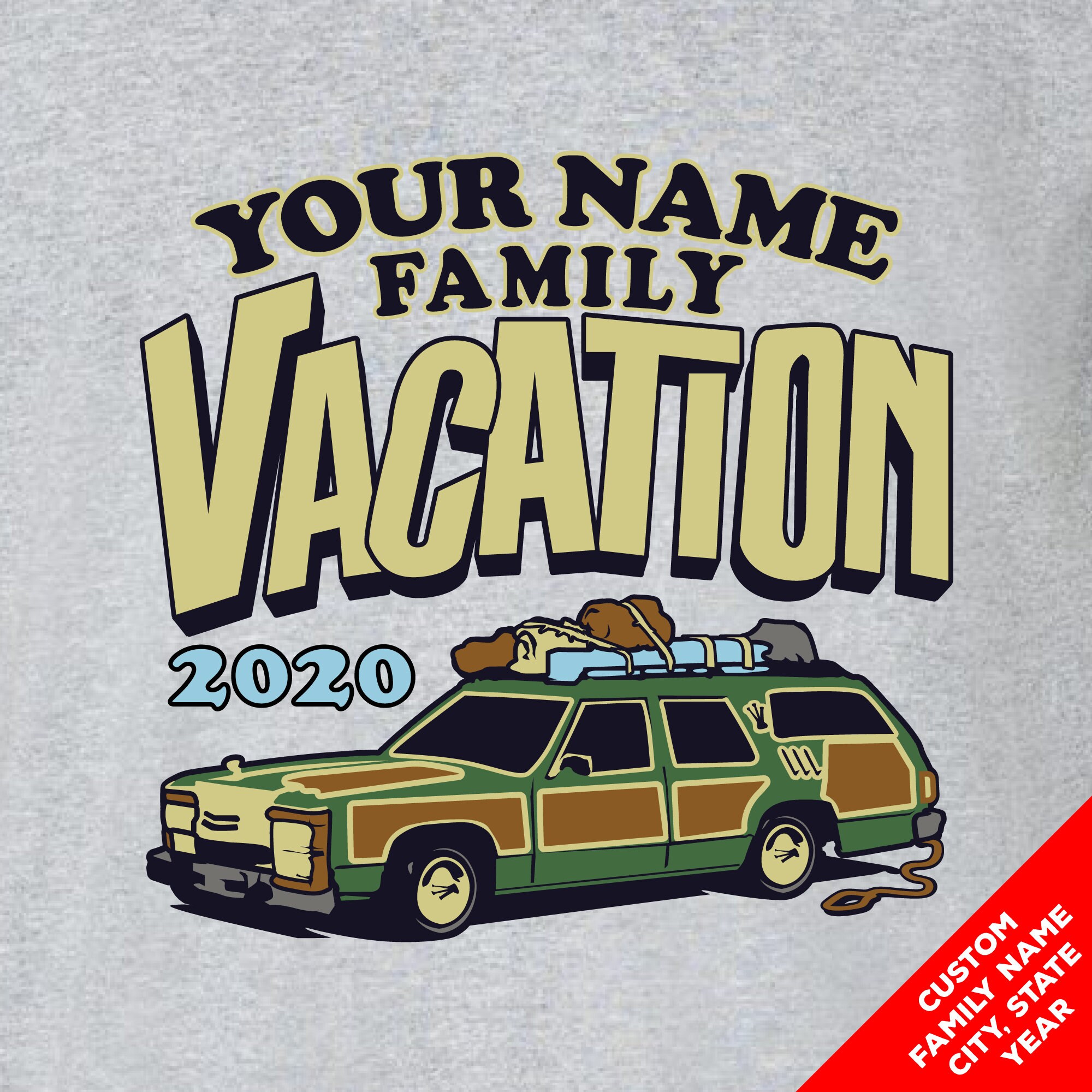 Custom Family Vacation 2021 Shirts with the Griswold Station Wagon
