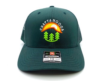 Embroidered Chattanooga Richardson Trucker Cap Snap-back Hat