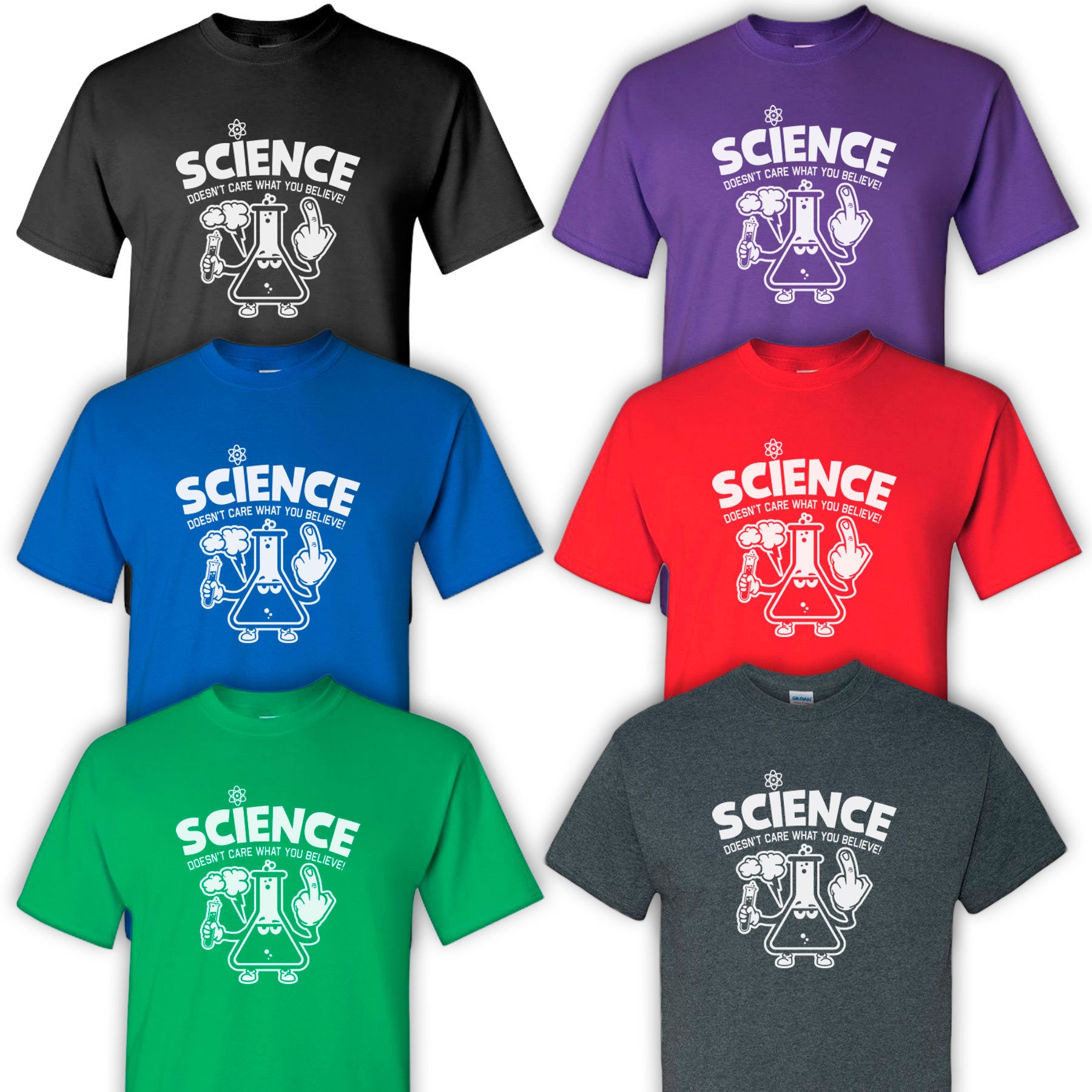 Funny Science Doesn't Care What You Believe! T-shirts - Etsy