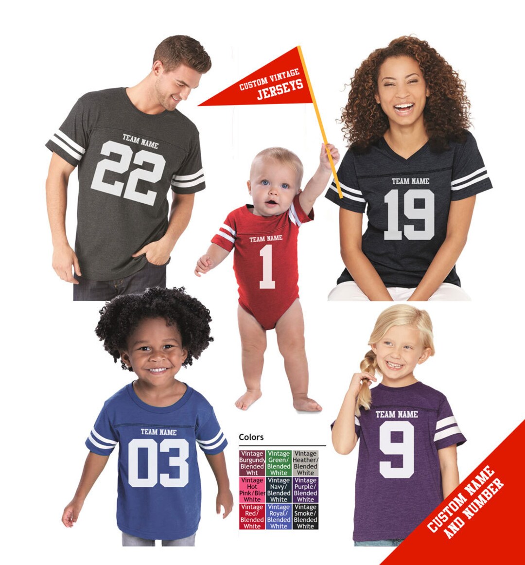 Football Game Jersey - Classic - Custom Design