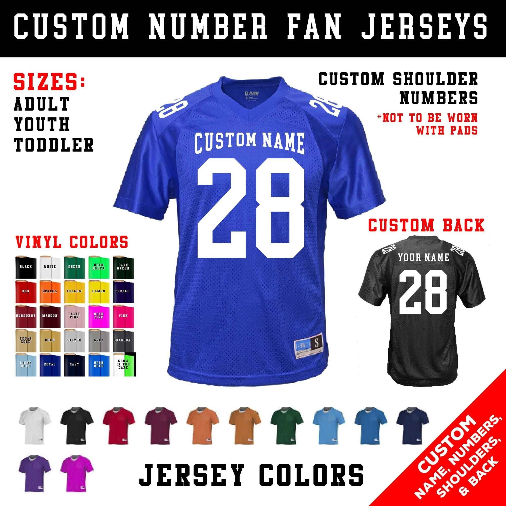 Fan jersey sale