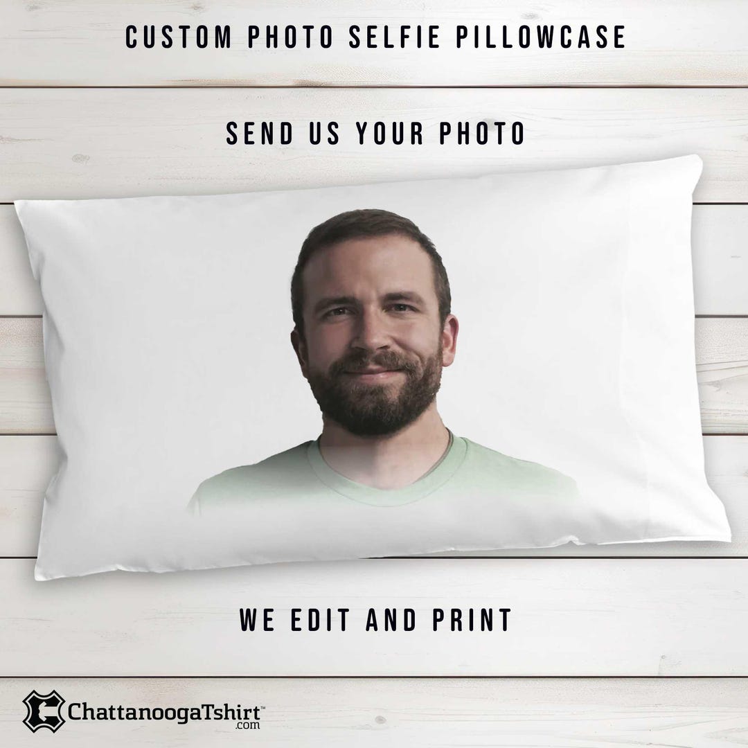 Custom Face Photo Selfie Pillowcase. Personalize a Pillow Case With Your Favorite Person s Face. 100 Cotton Pillowcase With DTG Print Etsy Canada