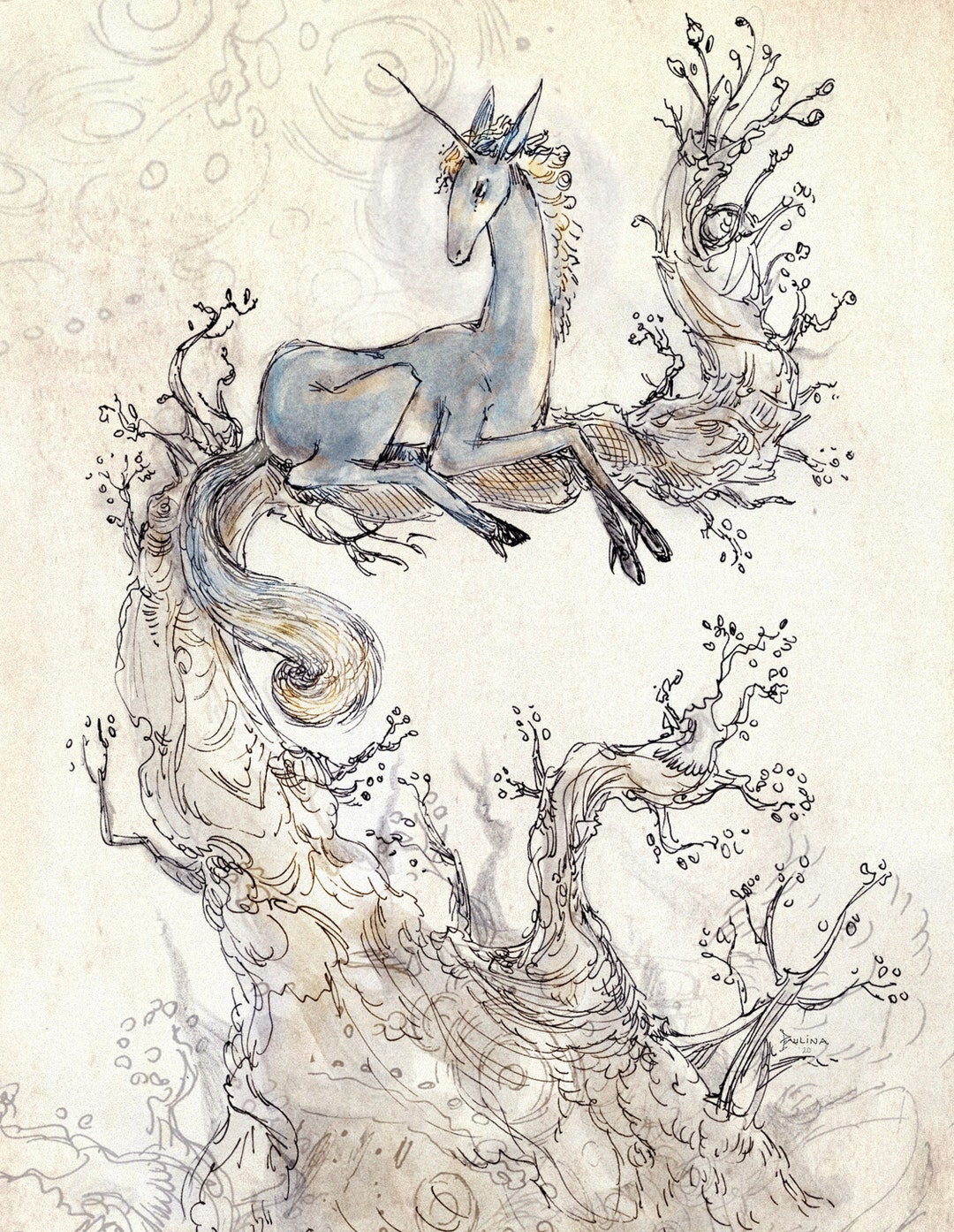 Unicorn Art Prints Deer Reindeer Art Enchanted Animals Art Etsy unicorn-art-prints-deer-reindeer-art-enchanted-animals-art-etsy