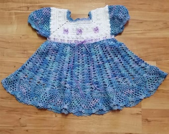 Baby Girl Dress Crocheted 3-6 Month