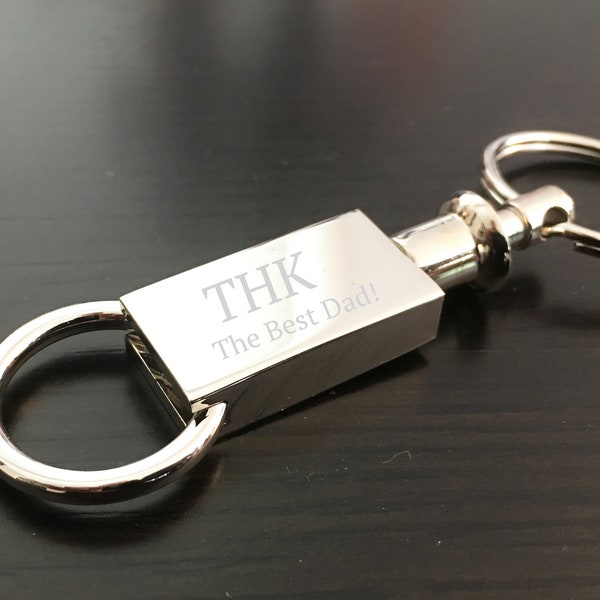 Personalized Valet Key Ring - Valet Key Ring - Choose from Gold or Silver Colors - Engraved Key Chain - Graduation Gift - Employee Gift