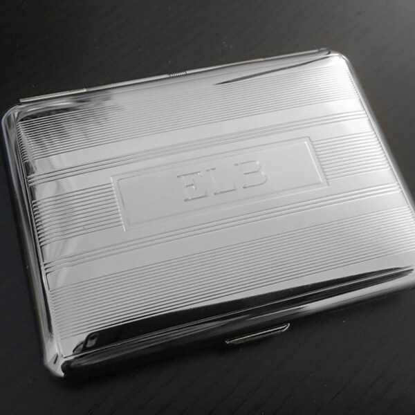 Business Card Case - Personalized Business Card Holder - Our Boston Credit Card Case and Card Holder Makes a Great Graduation Gift