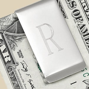 Personalized Mens Money Clip - Unique Groomsmen's Gift