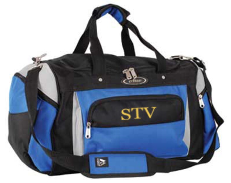 Personalized Sport Duffle Bag Embroider Your Initials or Etsy