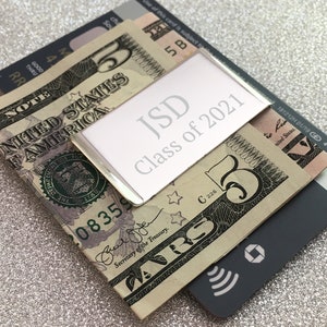 Double Sided Silver Money Clip
