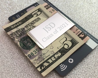Double Sided Silver Money Clip