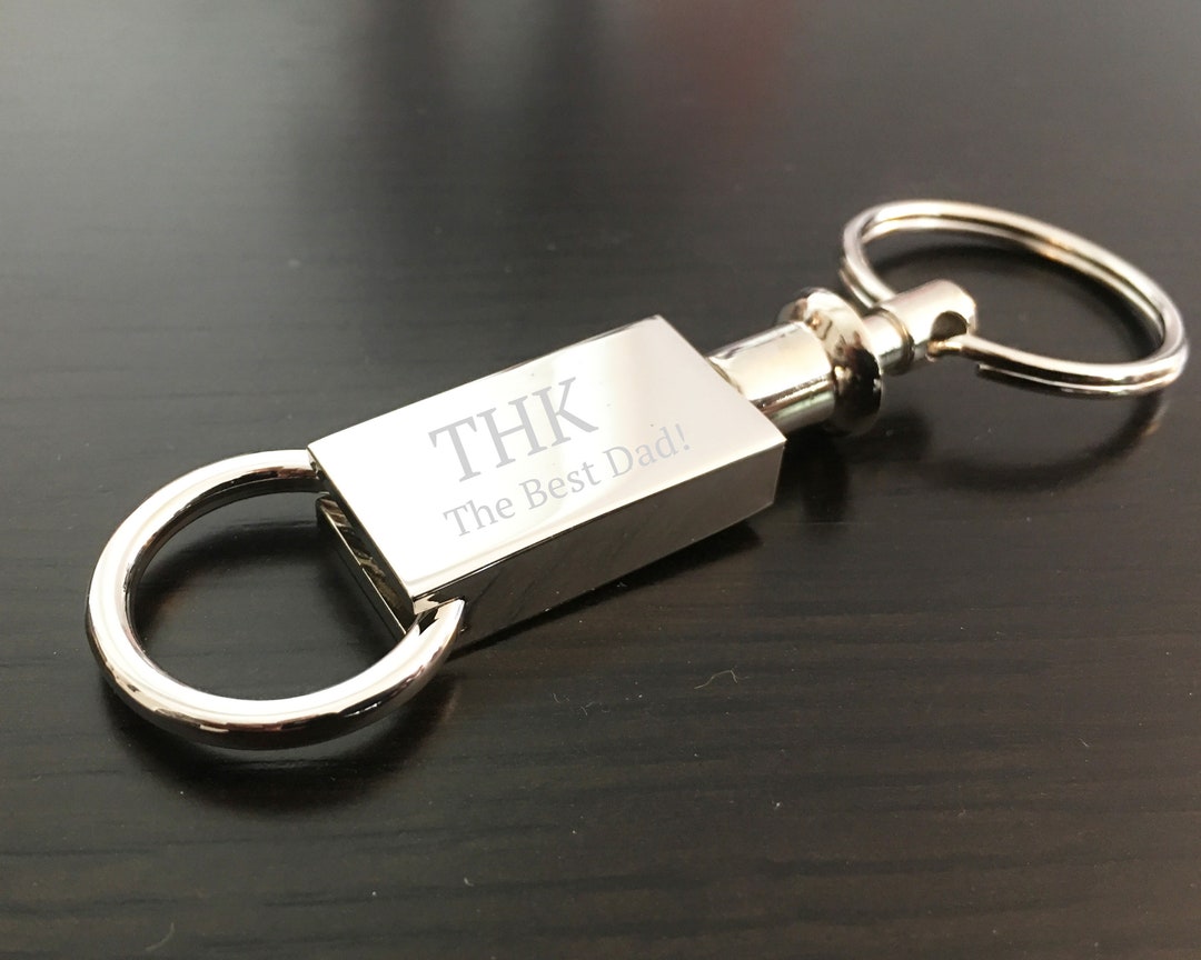 Personalized Valet Key Ring Valet Key Ring Choose From Gold or Silver