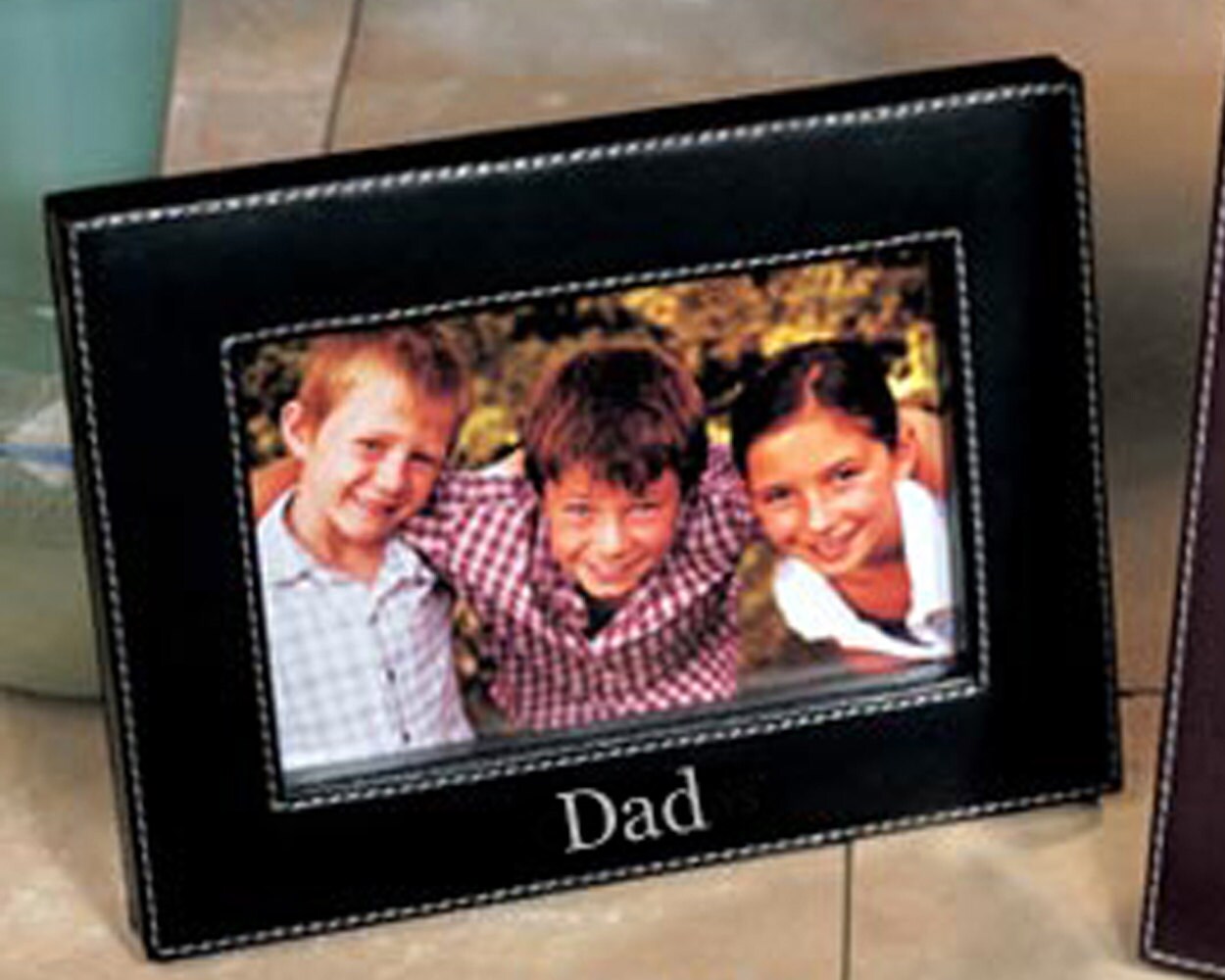 Leather Frame Personalized Makes A Great 50