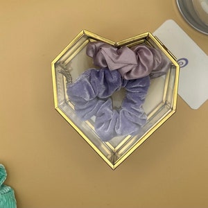 Heart Shaped Glass Keepsake Jewelry Box - Personalize Glass Jewelry Box- Engraved Jewelry Box