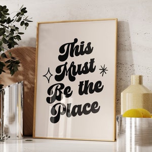 this is the place poster