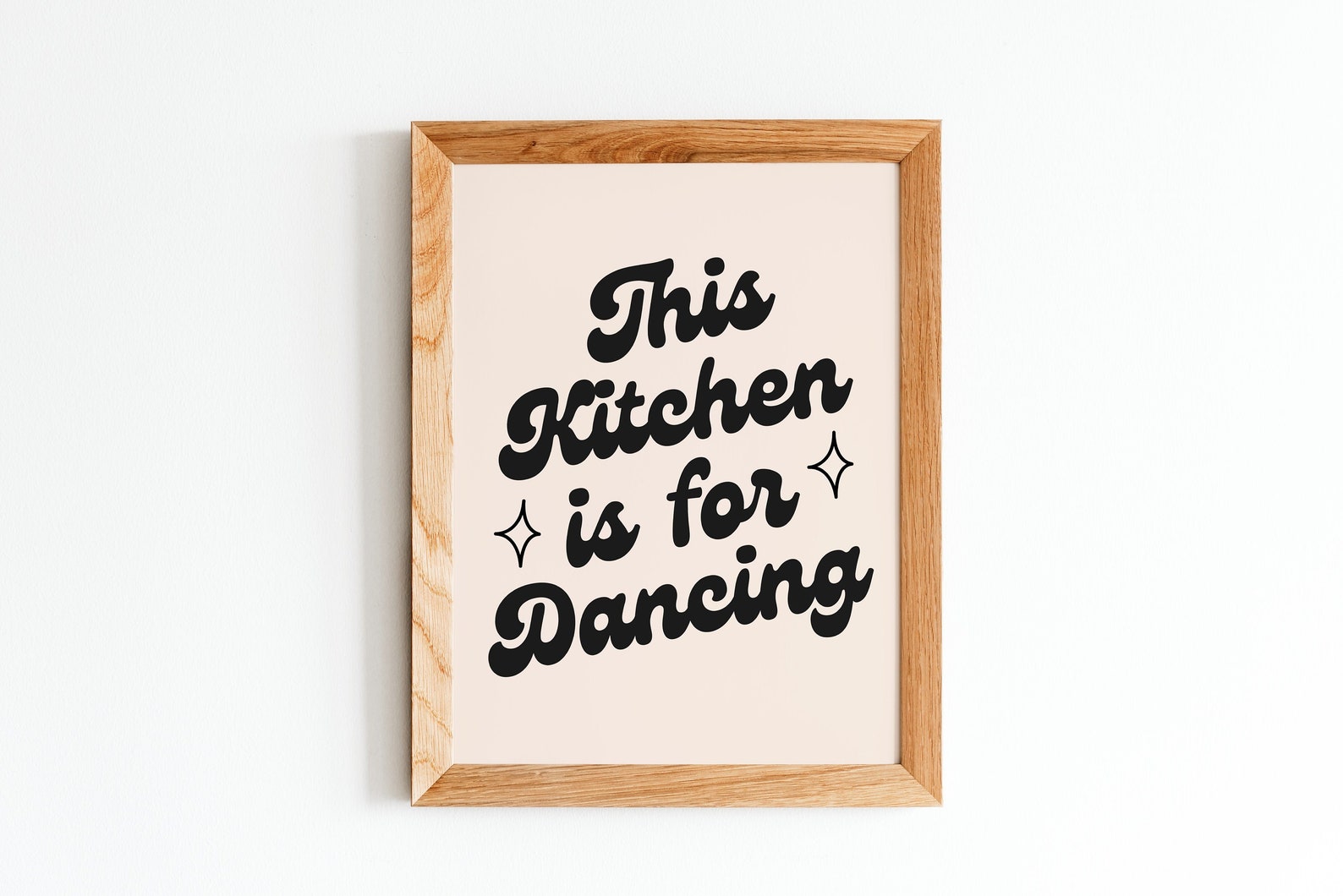 This Kitchen is for Dancing Poster Wall Decor Quirky Art - Etsy