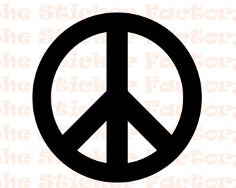 Peace Sign svg – Digital Download – SVG, DFX, PNG, Eps, Jpg included - Cutting files for Cricut, peace symbol Clipart