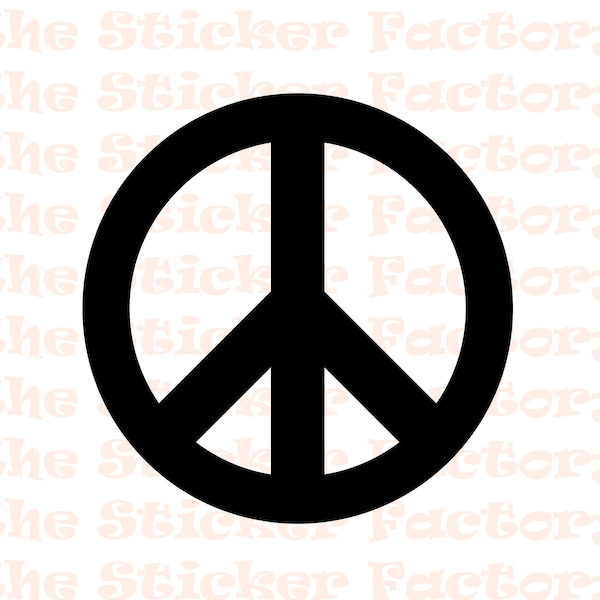 Peace Sign svg – Digital Download – SVG, DFX, PNG, Eps, Jpg inbegrepen - Bestanden knippen voor Cricut, vredessymbool Clipart