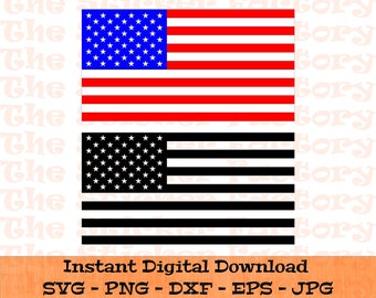 American Flag svg – Digital Download – SVG, DFX, PNG, Eps, Jpg - Cutting Files for Cricut, usa Flag svg Clip Art