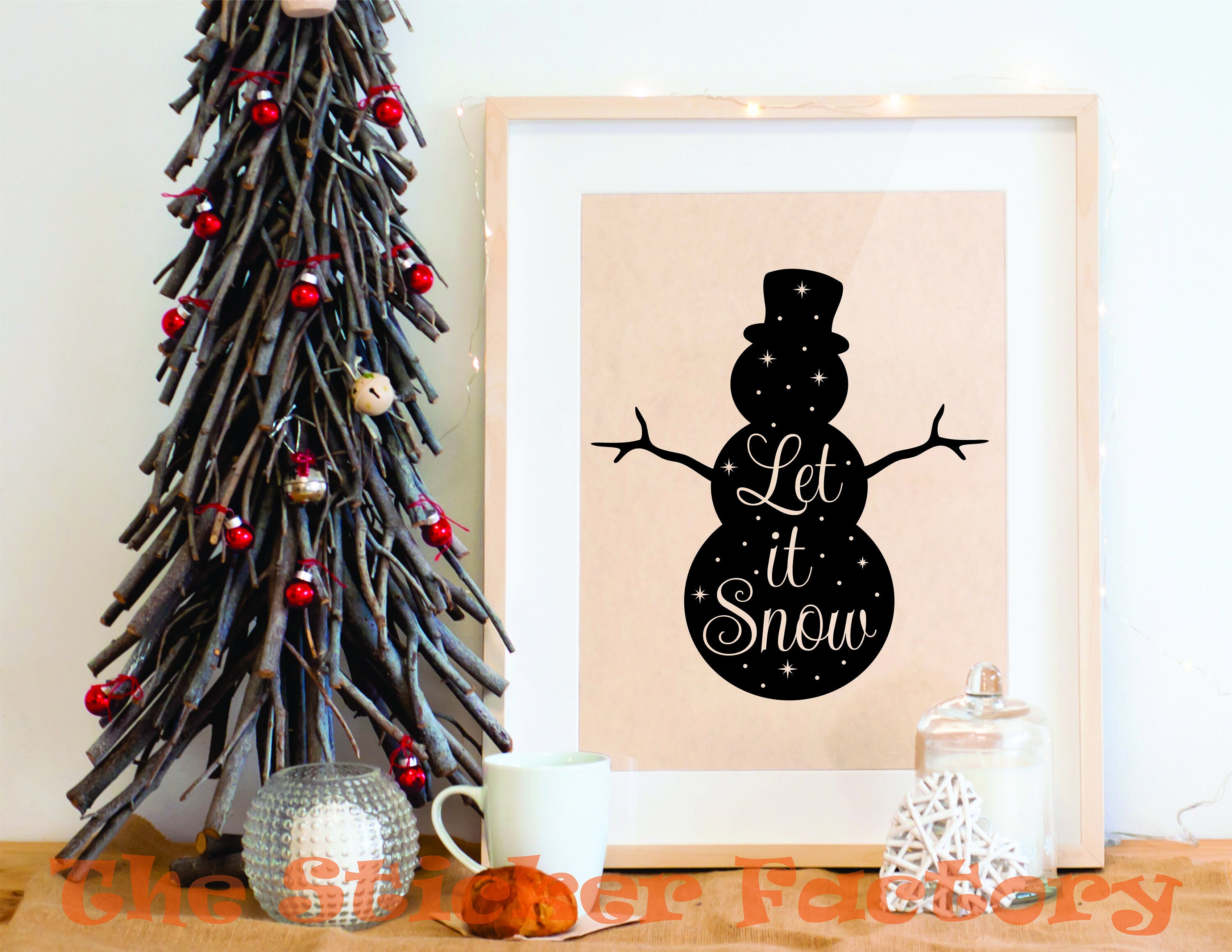 Let It Snow Snowman SVG - Digital Download - Christmas Snowman Cut