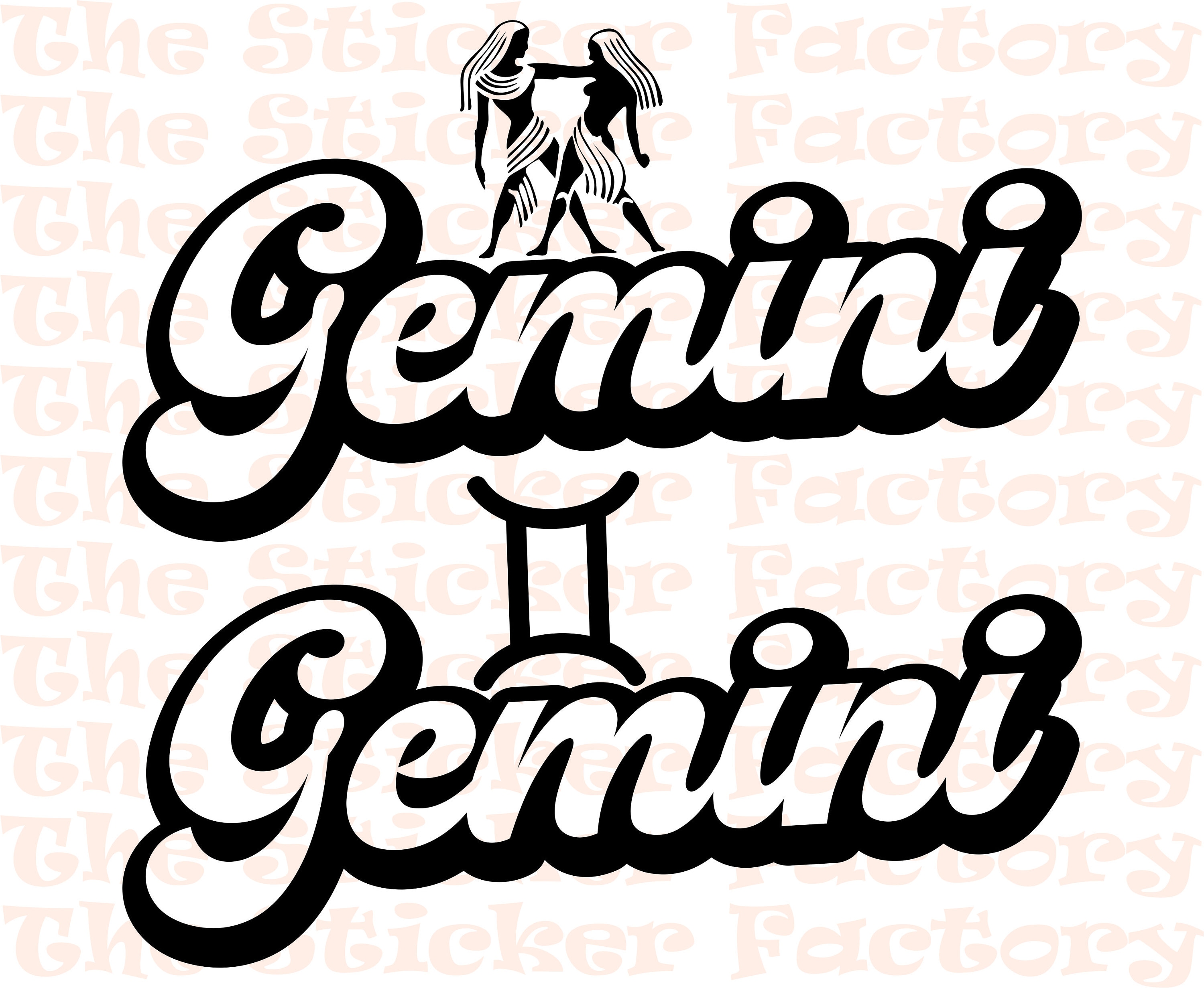 Gemini Retro Bundle SVG - Digital Download - Zodiac Sign Shirt PNG