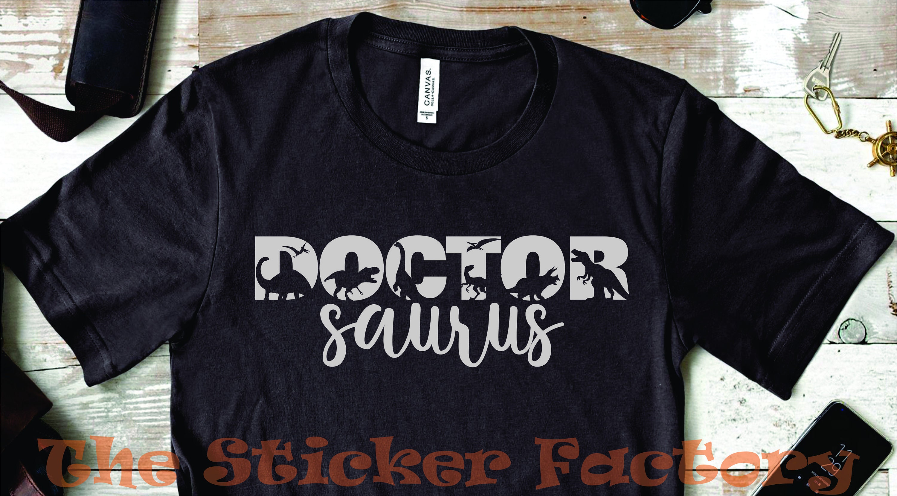 Doctor Saurus SVG - Digital Download - Dinosaur Doctor Gift SVG, Family ...