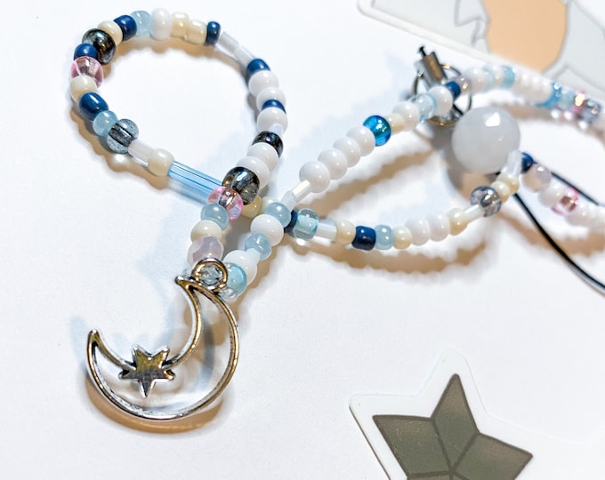 Folklore Phone Charm Inspired by Taylor Swift / Y2K Beaded Phone Strap