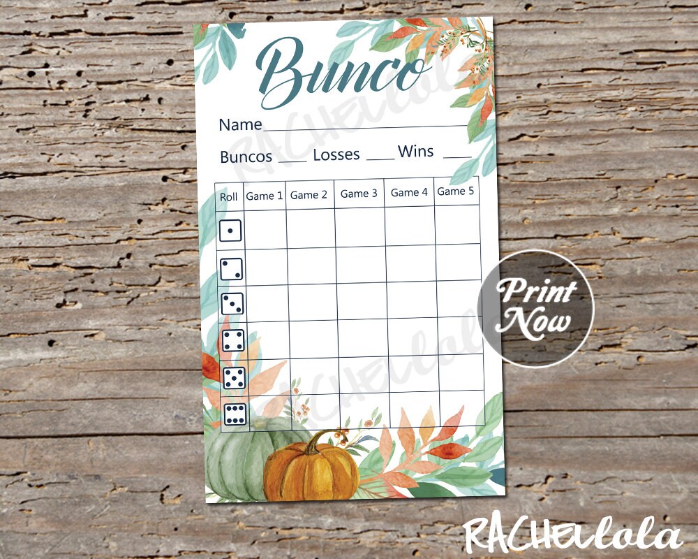Fall Bunco Score Sheet, Thanksgiving, Halloween, October, November, Pumpkin Score Card, Bunko Party, Scorecard, Instant Digital Download - Etsy fall-bunco-score-sheet-thanksgiving-halloween-october-november-pumpkin-score-card-bunko-party-scorecard-instant-digital-download-etsy