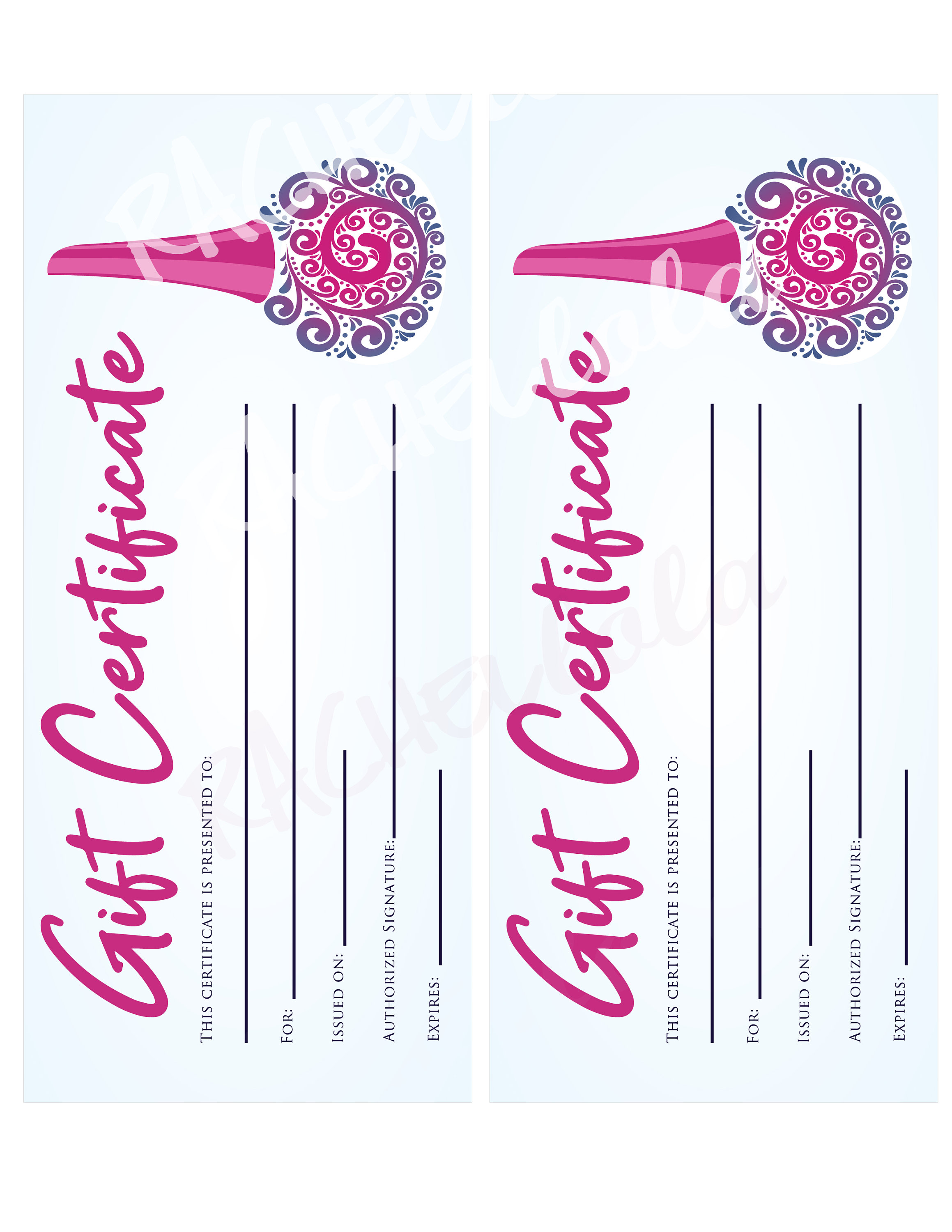 Manicure Ticket Editable Template, Surprise Mani Pedi Gift Certificate –  Puff Paper Co