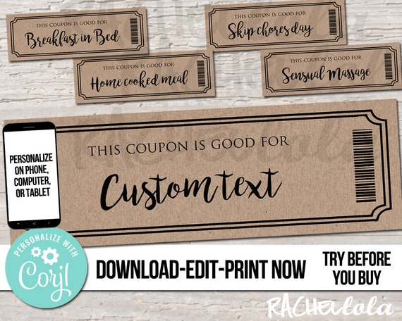Printable Coupon Template For A Gift from i.etsystatic.com