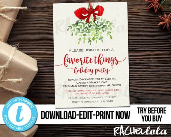 holiday gift exchange invitation holiday gift exchange invitation