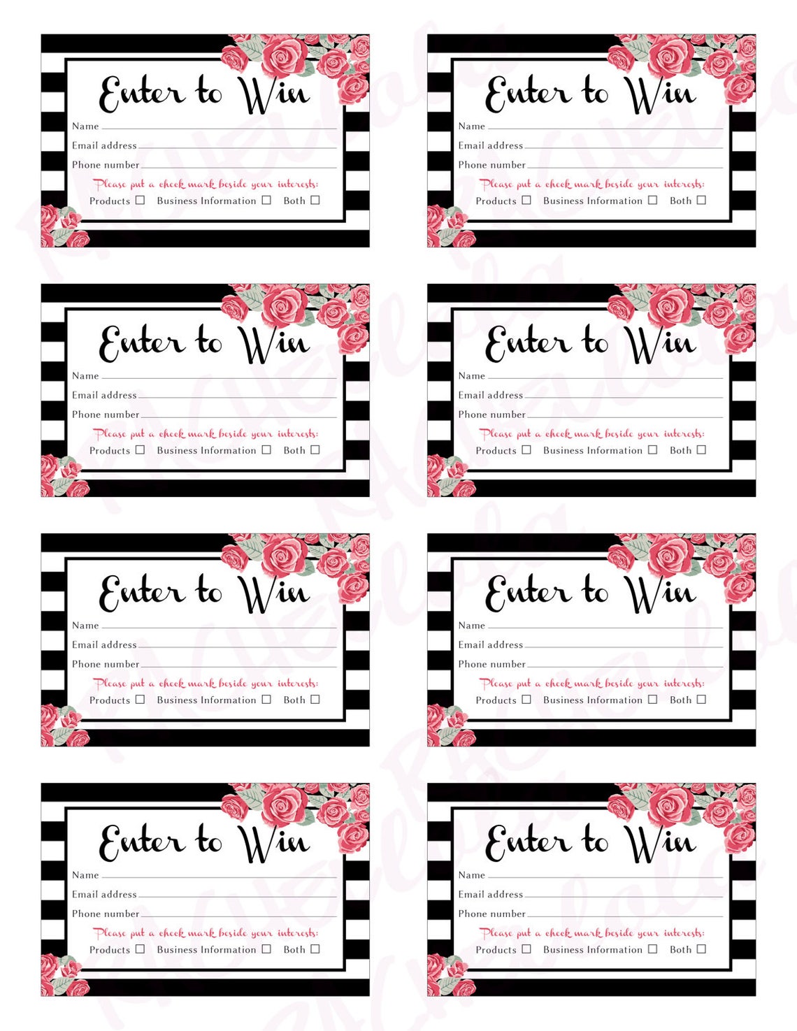 printable-raffle-ticket-template-door-prize-entry-form-enter-etsy