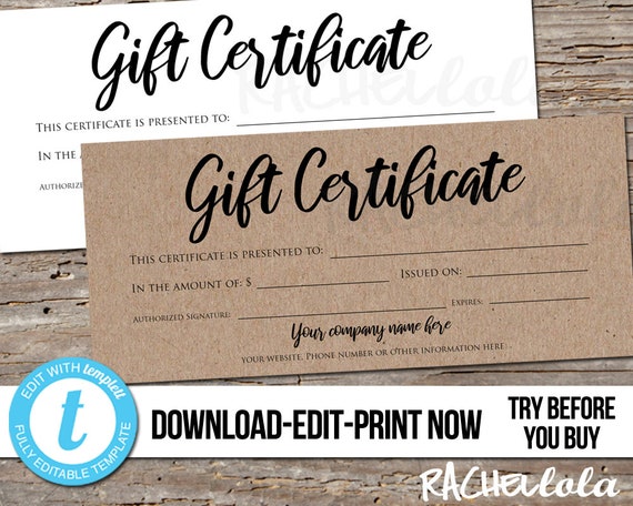 Gift Certificate Template Free Editable from i.etsystatic.com