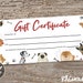 see more listings in the GIFT CERTIFICATES section