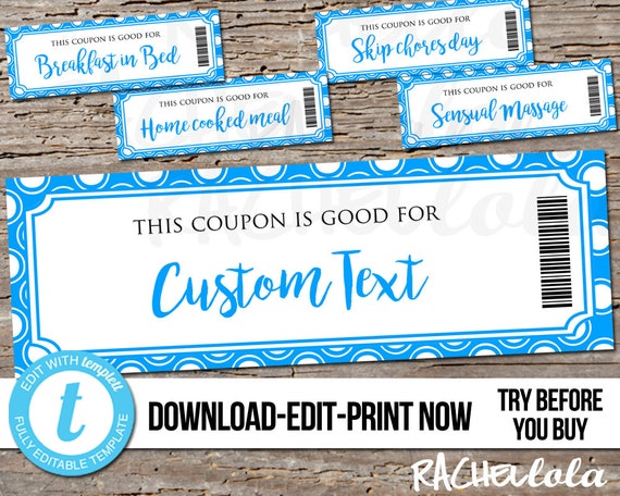 Make Your Own Coupon Template