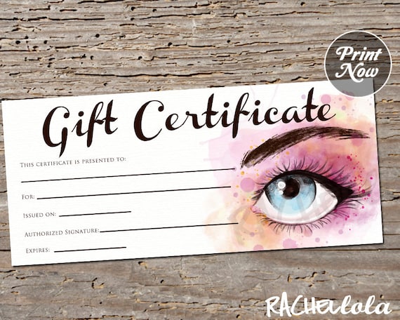 Makeup Gift Card