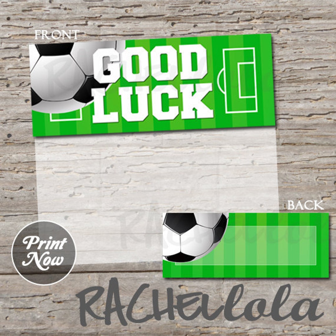 Soccer treat bag Good luck favor Team player party Game Etsy 日本