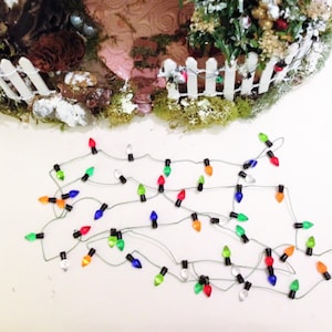 4 FT. Miniature Christmas Lights, String of Lights, Non Lighting Christmas Decoration