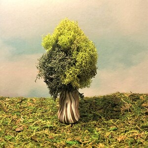 Handmade Miniature Tree, Fairy Garden Decor, Fairy Tree