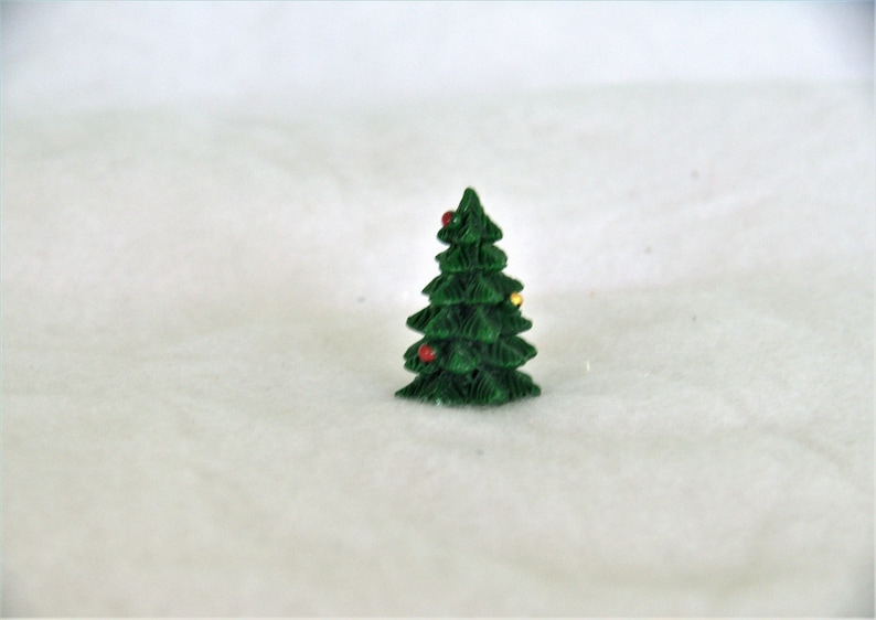 Tiny Christmas Tree, Miniature Garden, Holiday Decor image 5