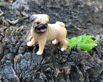 Miniature Pug Figurine