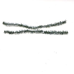 Bendable Miniature String of Flocked Christmas Garland, Fairy Garden or ...