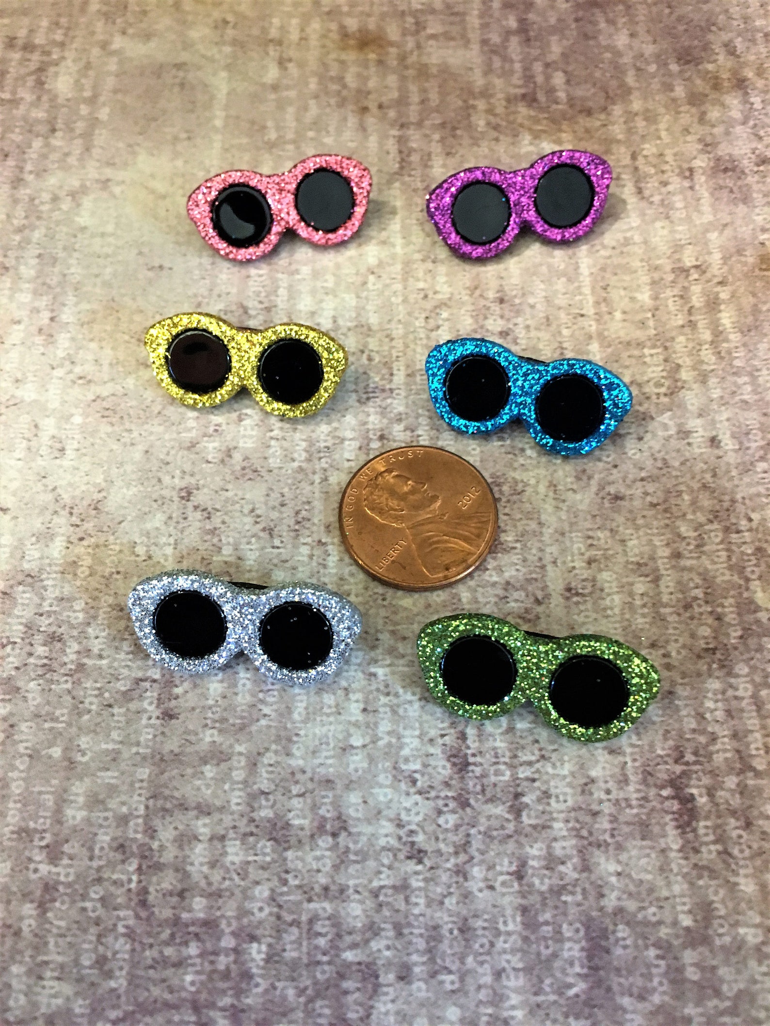 Miniature Sunglasses Sunglass Buttons Sewing Fairy Glitter Etsy