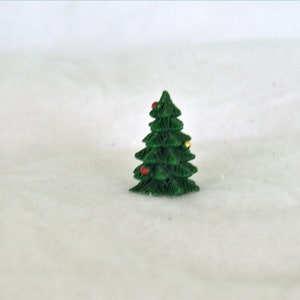 Tiny Christmas Tree, Miniature Garden, Holiday Decor image 2