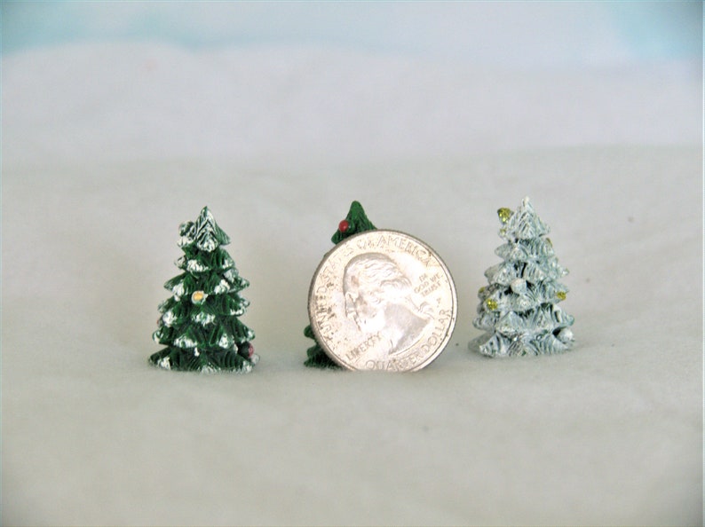 Tiny Christmas Tree, Miniature Garden, Holiday Decor image 8