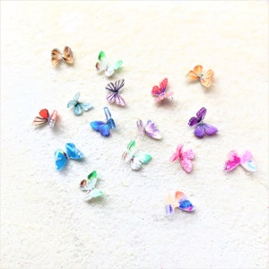 Random Micro Butterflies, Fairy Garden Miniatures, Mini Butterflies, Butterfly Figurines,