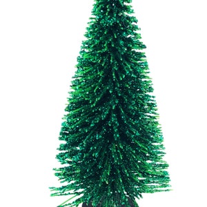 Christmas Tree, Glittering Miniature Pine Tree