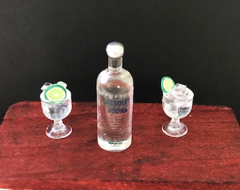 Miniature Vodka, Fairy and Doll Drinks, Mini Cocktails