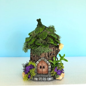 Miniature Lighted House, Fairy Garden House, Fairy Home, Fairy Accessories